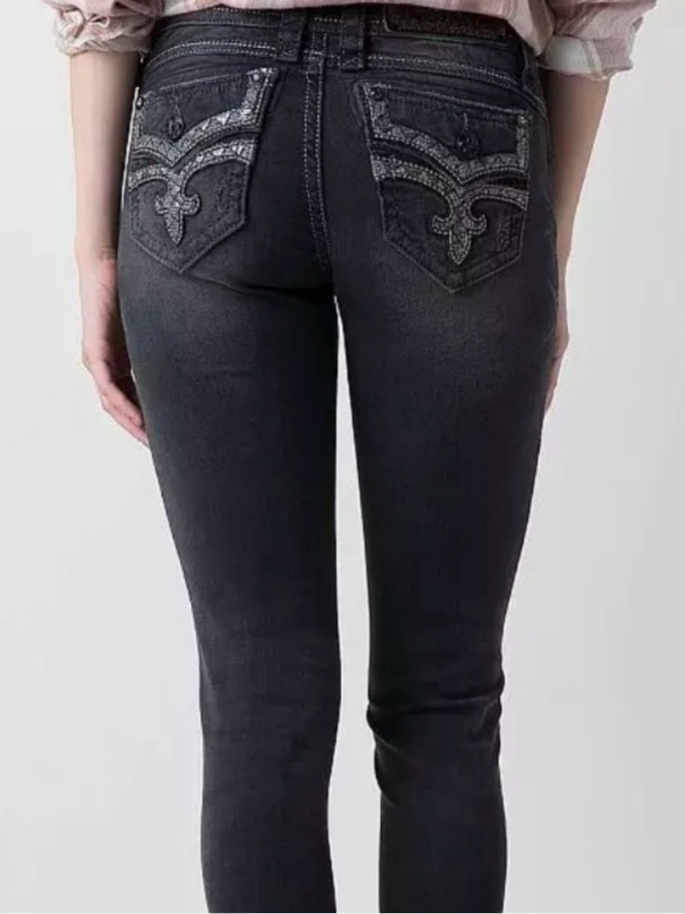 Rock Revival Black Wash Teyla Skinny Jeans